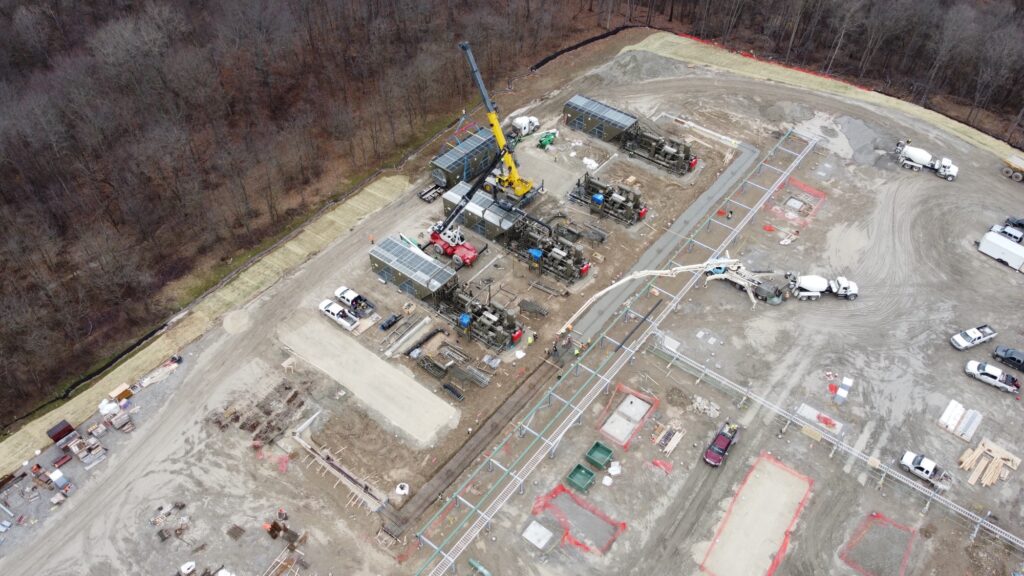 Booster Station Construction in Caldwell, OH